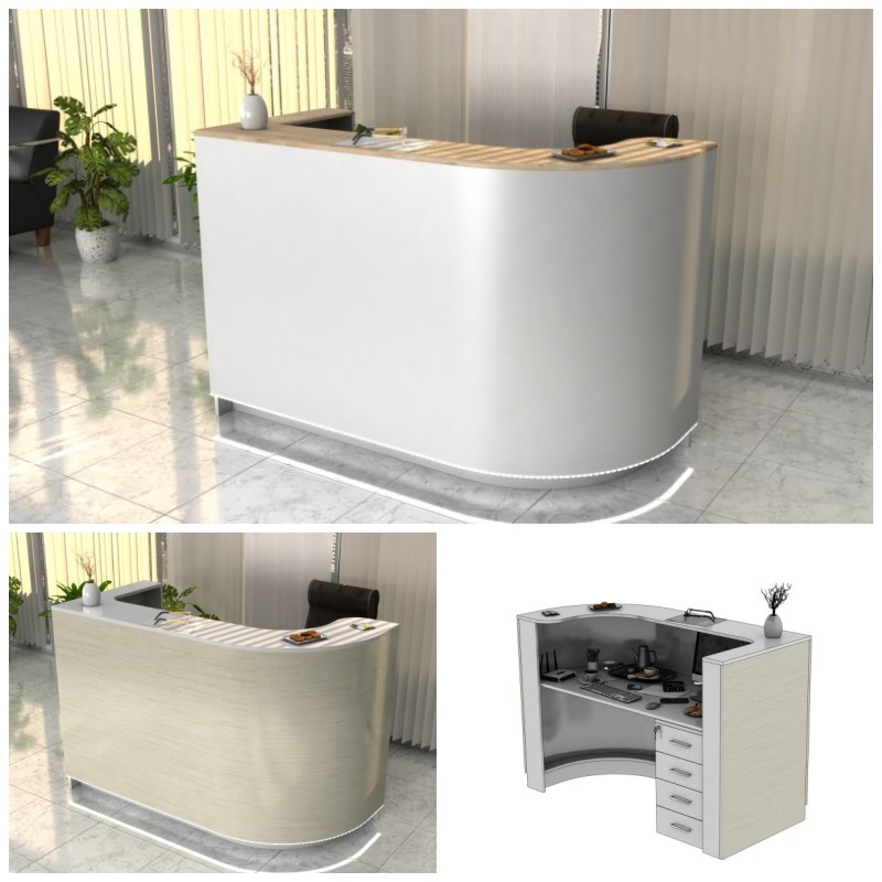 Lada recepcyjna na wymiar cena