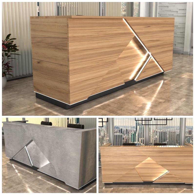 Nowoczesna lada recepcyjna