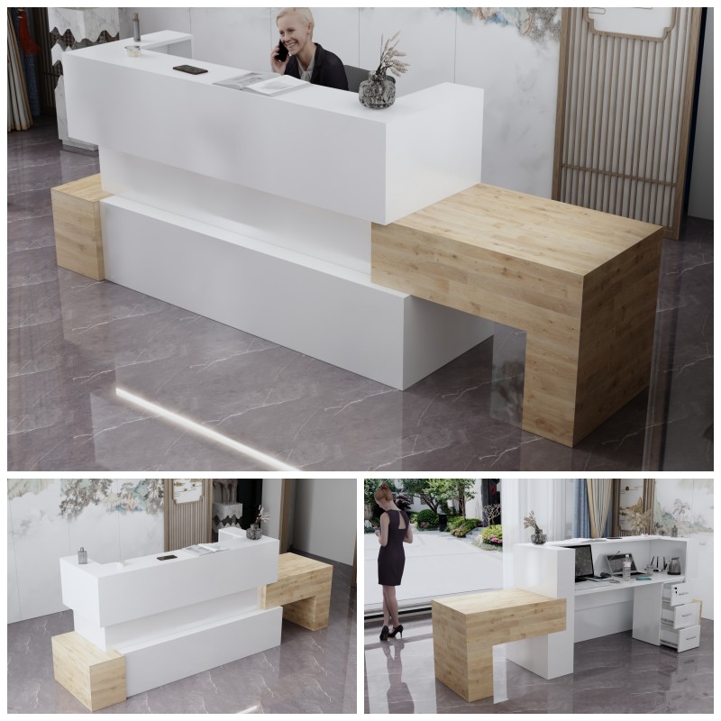 Stylowa lada recepcyjna