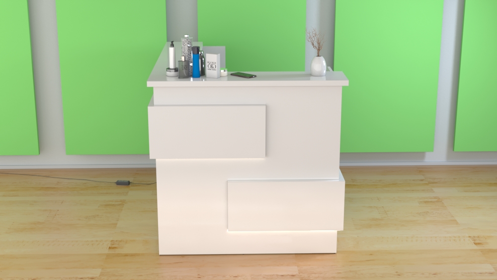 Nowoczesna lada recepcyjna