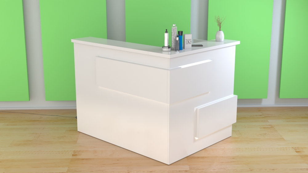 Nowoczesna lada recepcyjna