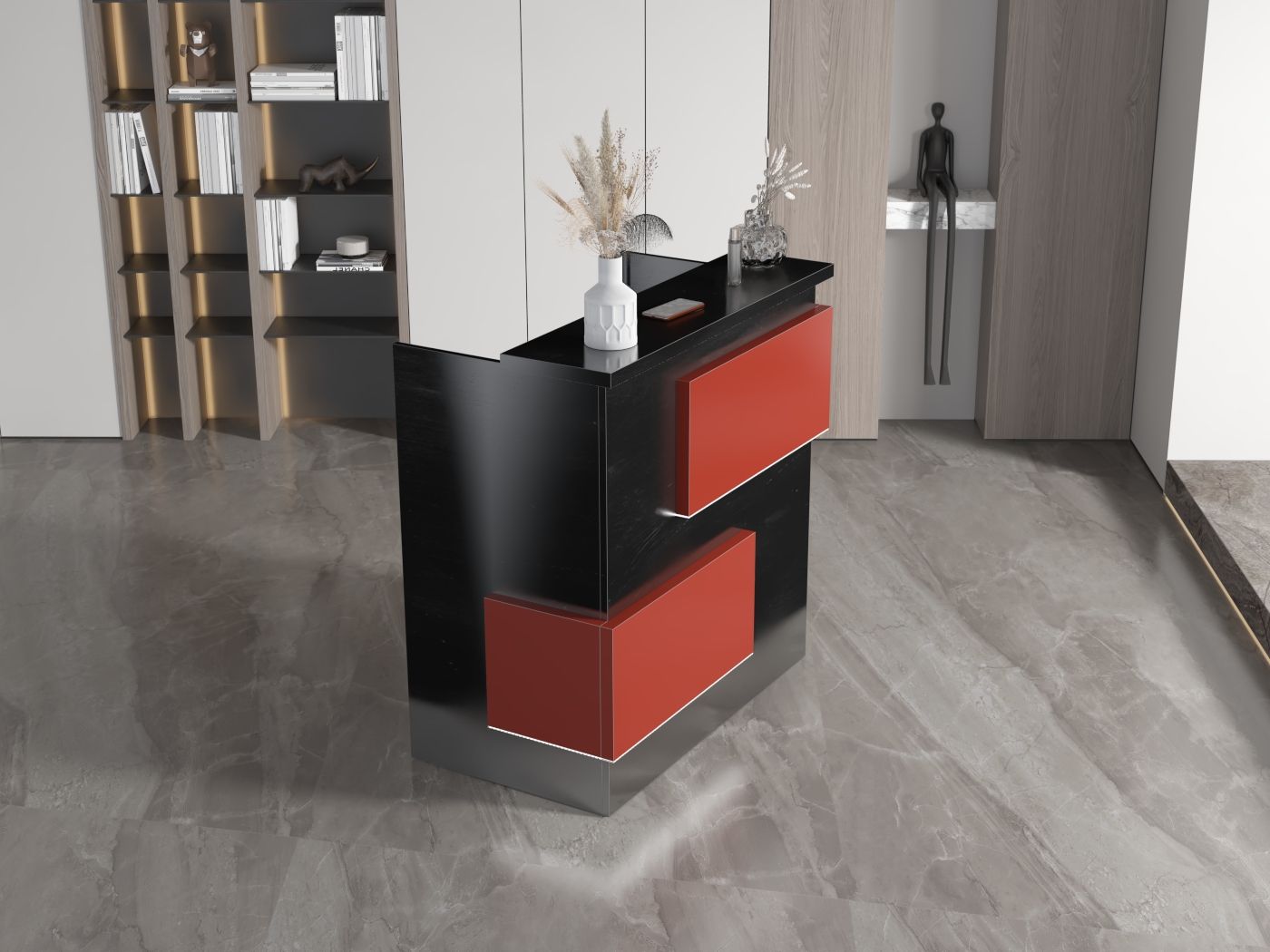 Lada recepcyjna na wymiar