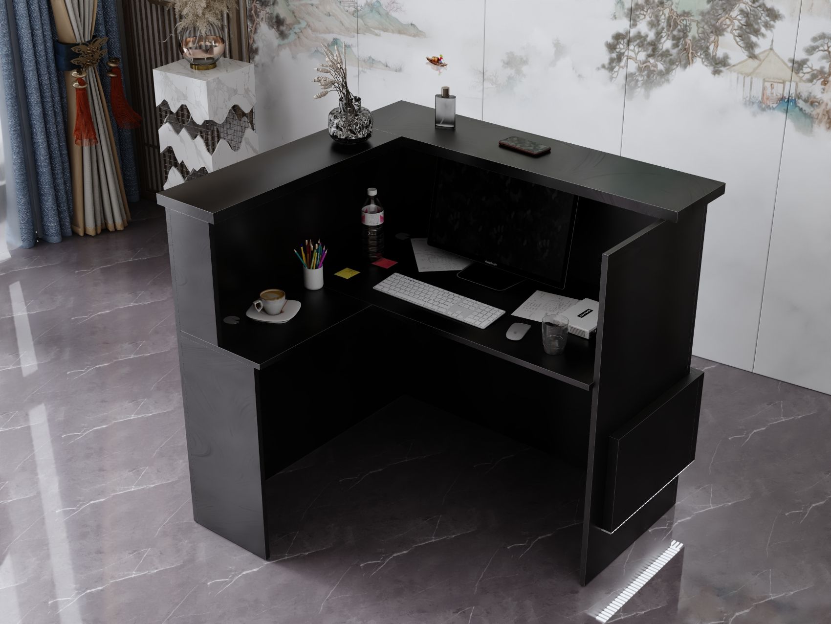 Lada recepcyjna na wymiar