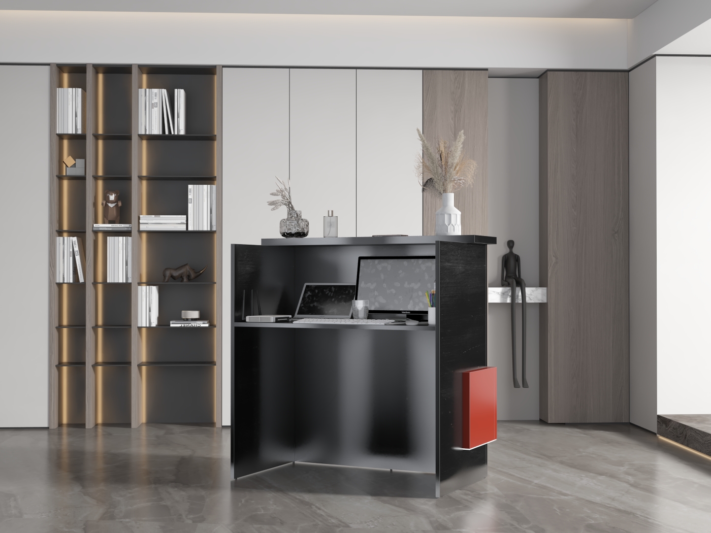 Lada recepcyjna na wymiar