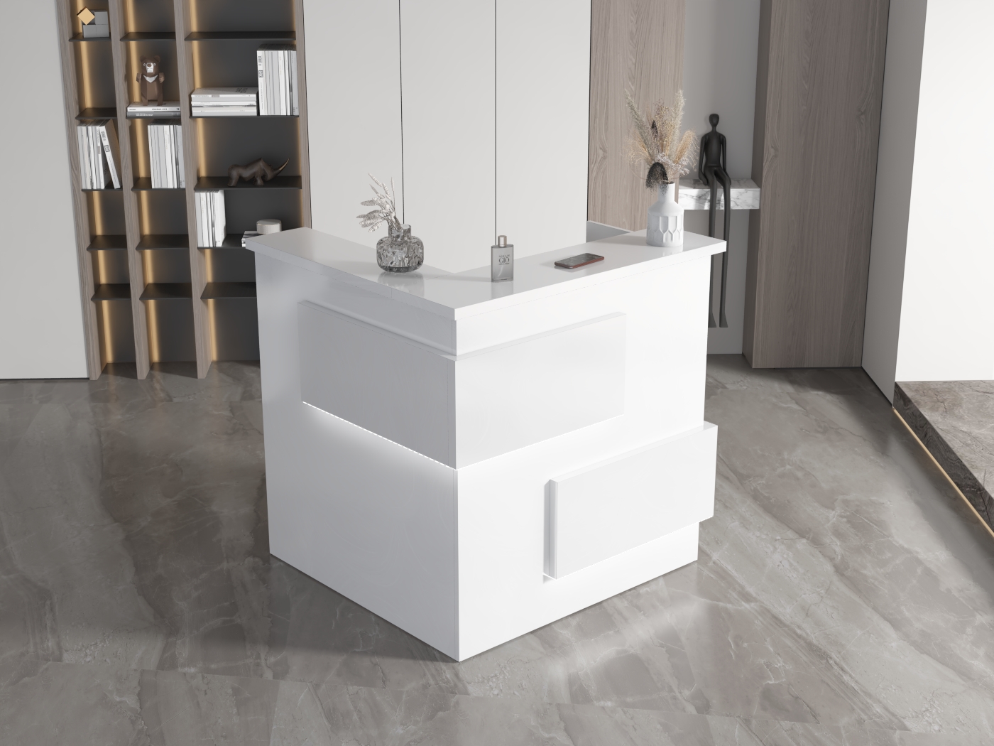 Lada recepcyjna na wymiar