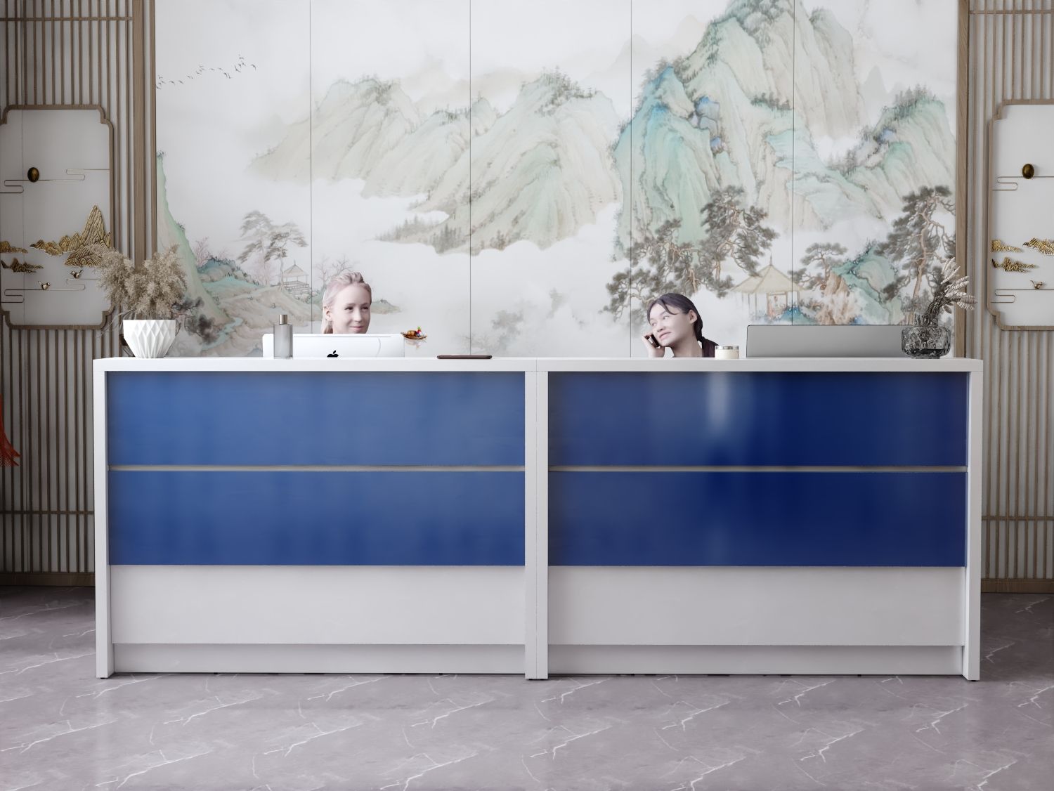 Lada recepcyjna na wymiar