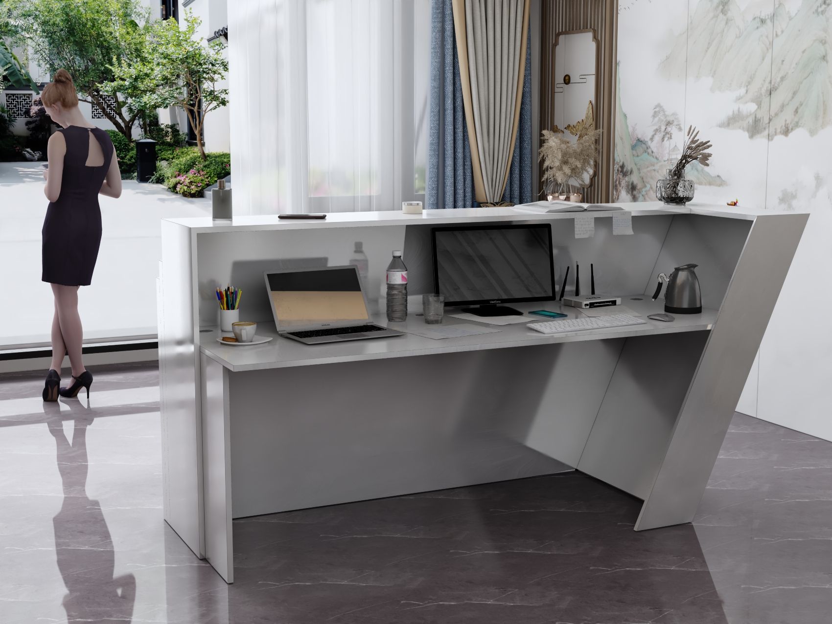 Recepcja do biura na zamówienie w biurze