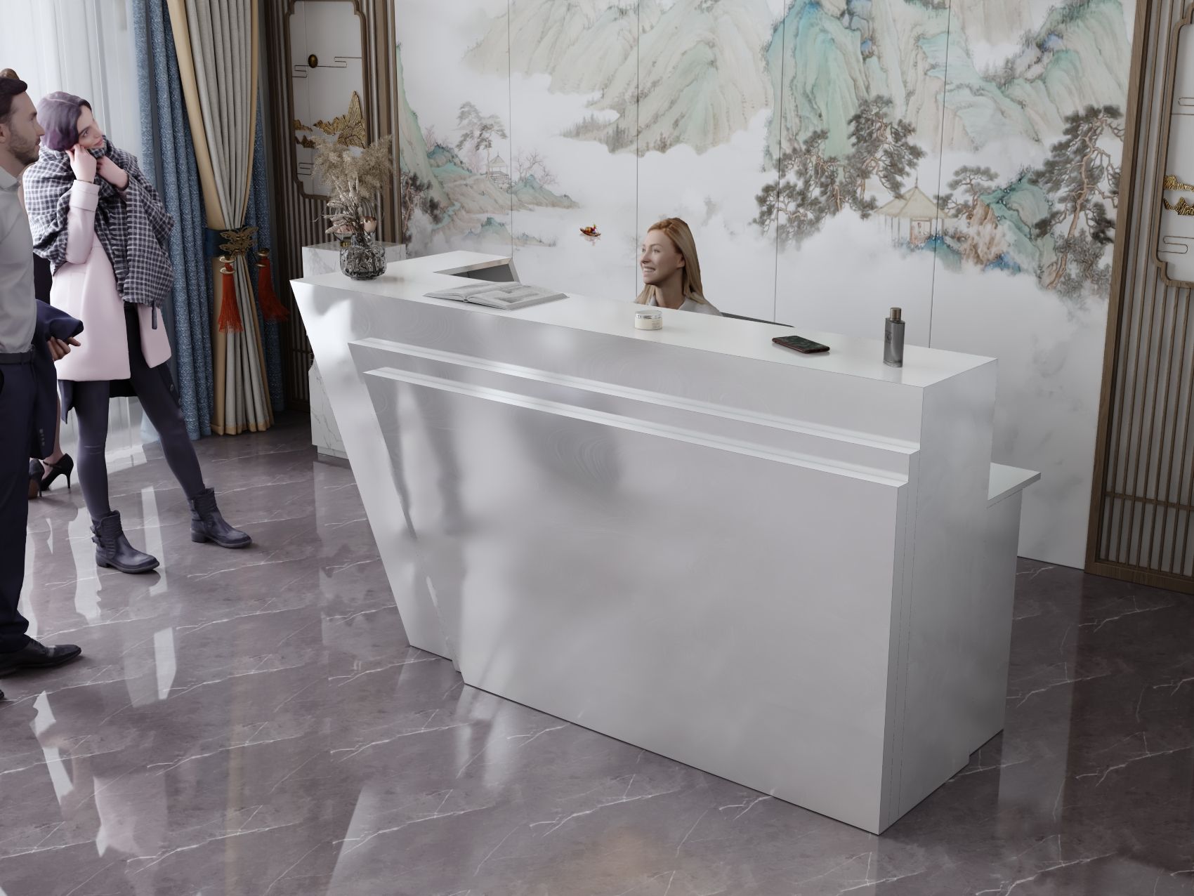 Recepcja do biura na zamówienie w biurze