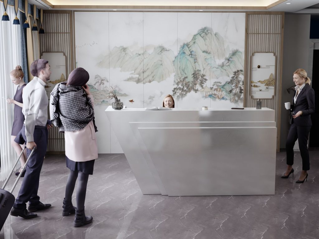 Recepcja do biura na zamówienie