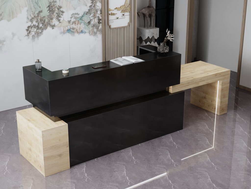 Lada recepcyjna z podświetleniem