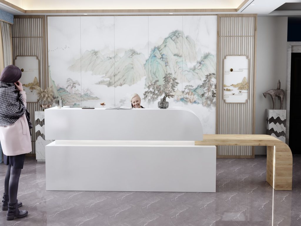 Lada recepcyjna do biura