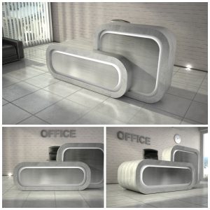 Stylowa lada recepcyjna