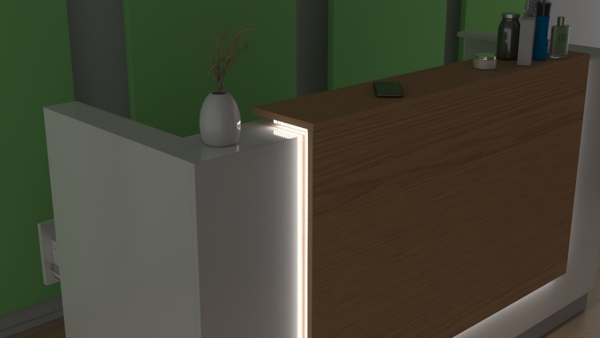 Lada recepcyjna nowoczesna