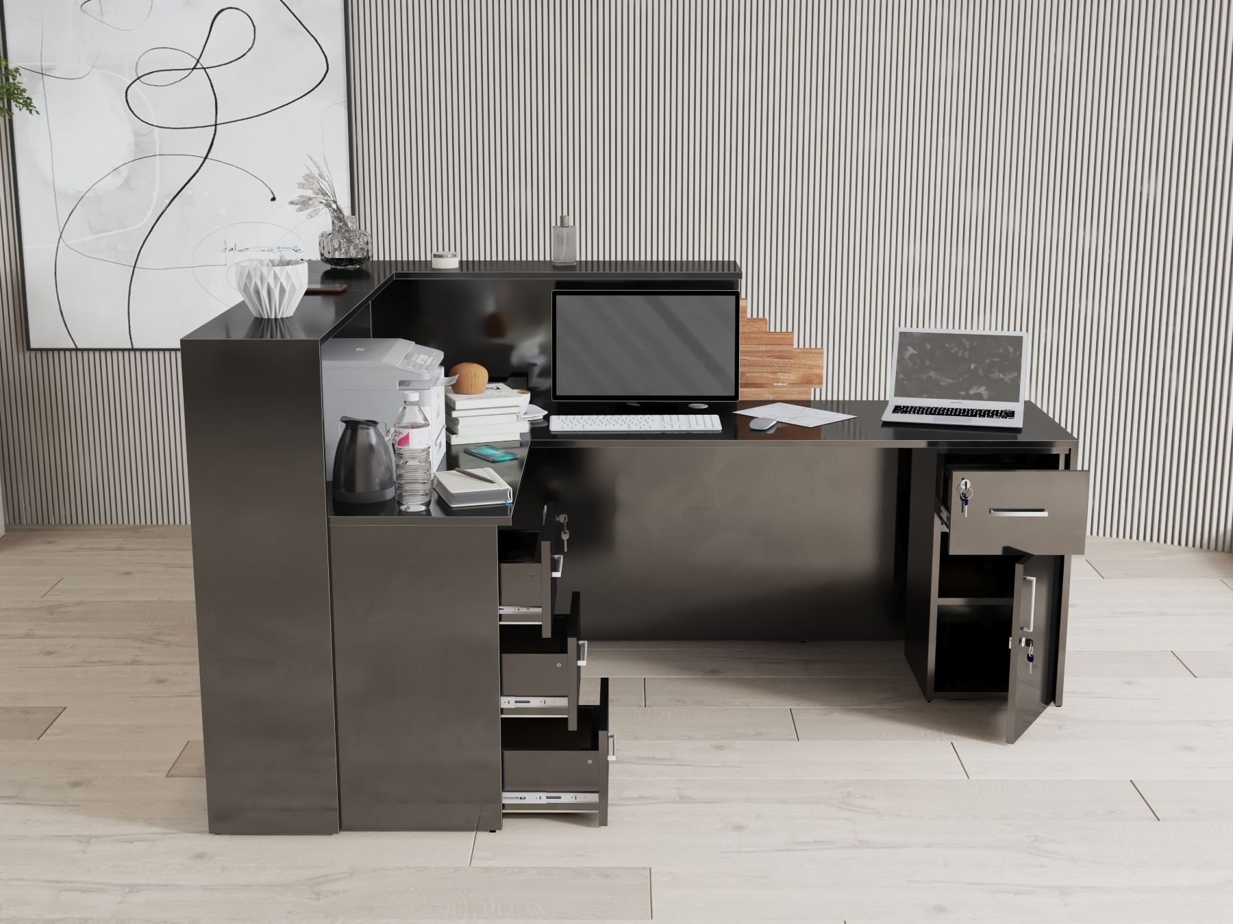 Lada recepcyjna na wymiar