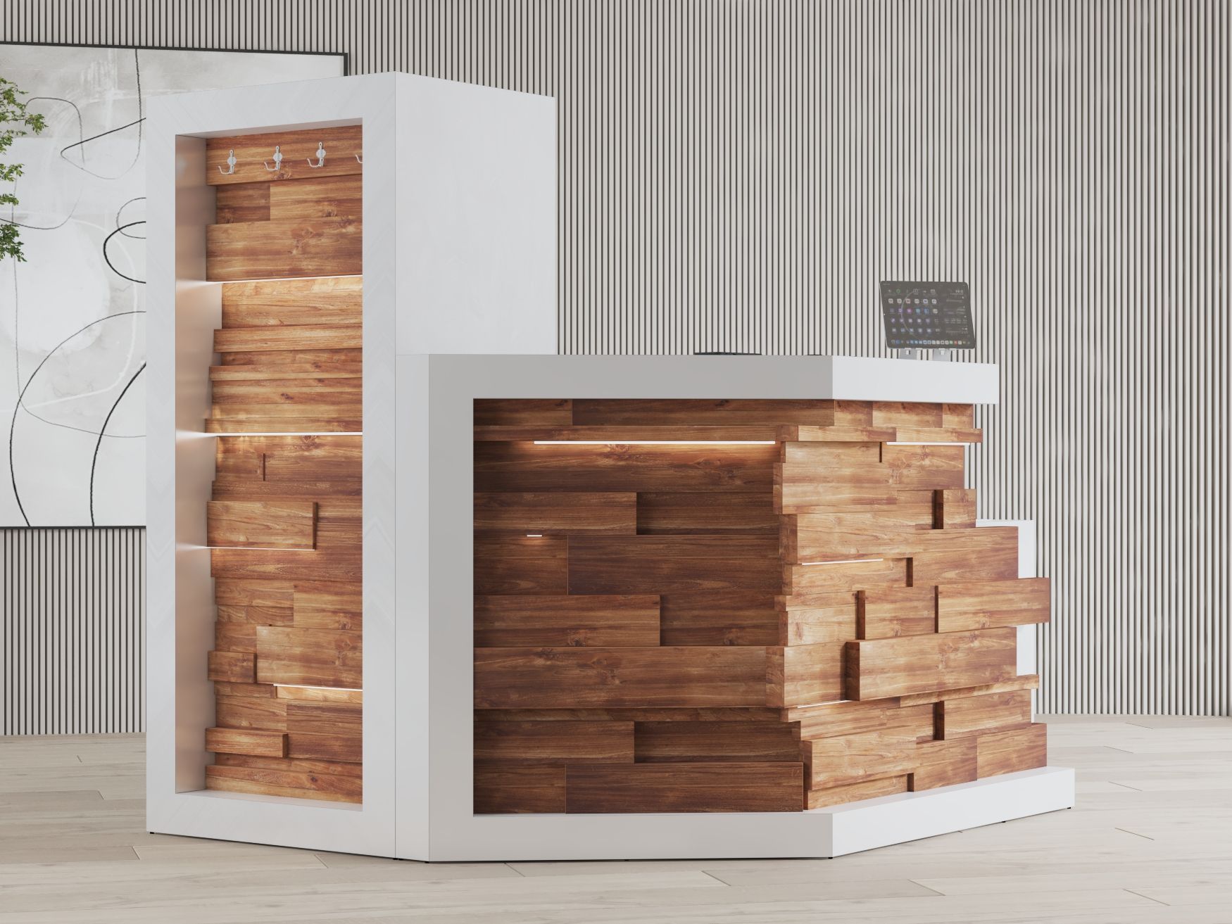 Lada recepcyjna na wymiar