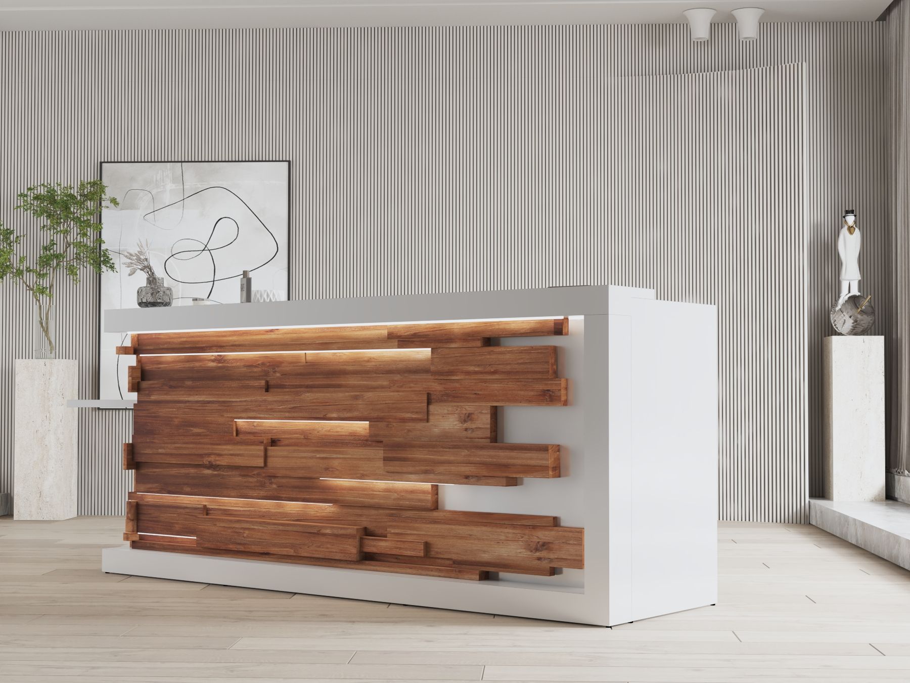 Lada recepcyjna na wymiar