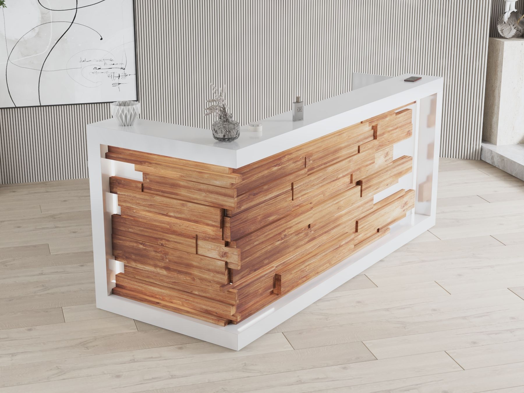 Lada recepcyjna na wymiar