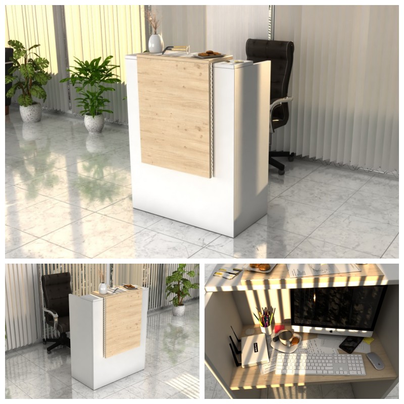 Elegancka recepcja hotelowa