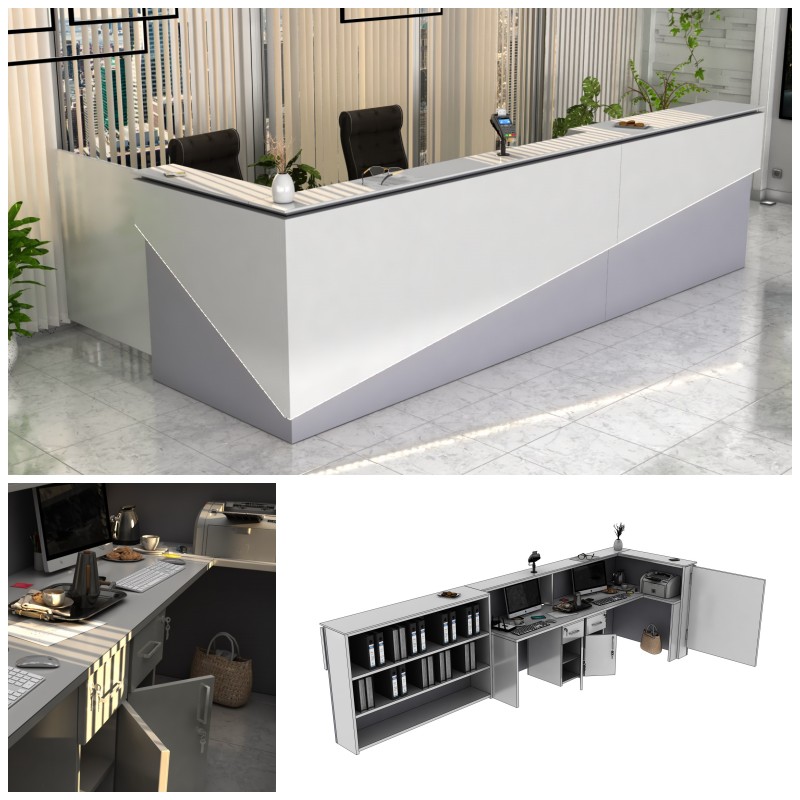 Elegancka recepcja hotelowa