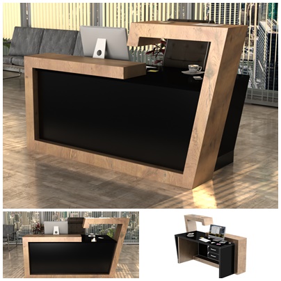 Elegancka recepcja hotelowa