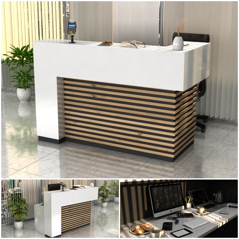 Lada recepcyjna z logo