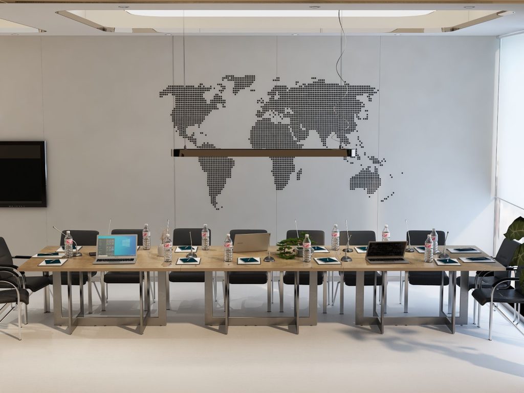 Stół loftowy do konferencji Swing 18 420x100cm na 18 osob