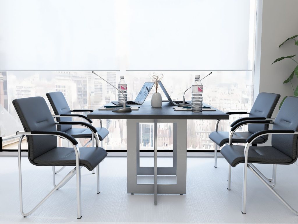 Stół loftowy do konferencji Swing 4 130x80cm na 4 osoby