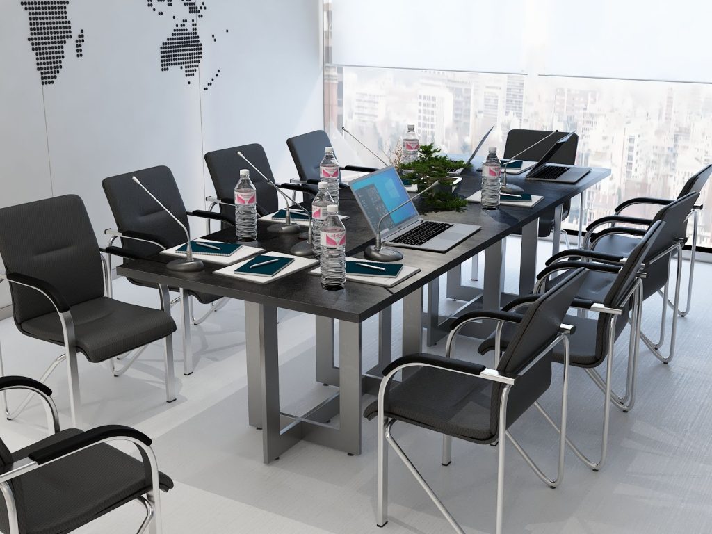 Stół loftowy do konferencji Swing 8 260x80cm na 8 osoby