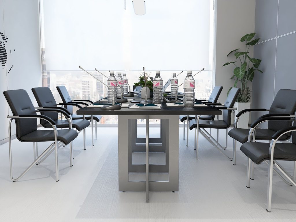 Stół loftowy Swing 8 260x80cm na 8 osób w kolorze szarym