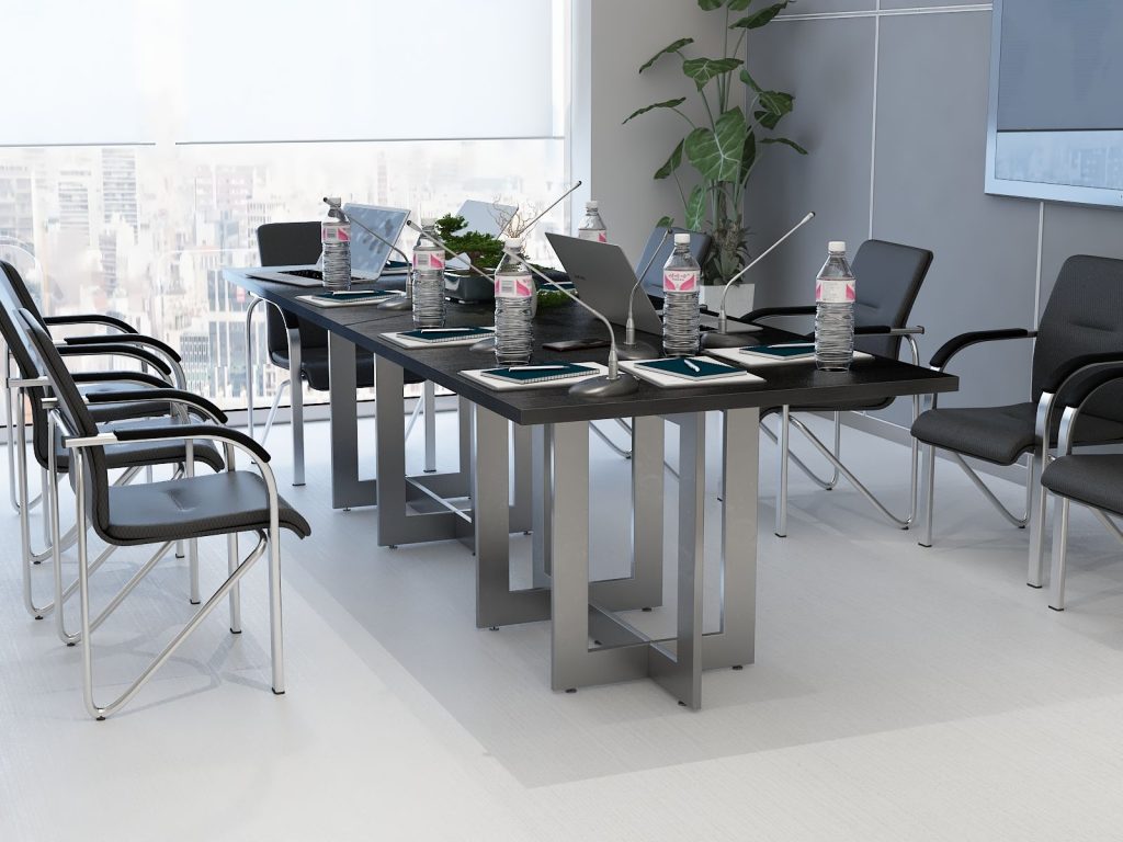 Stół loftowy Swing 8 260x80cm na 8 osób w kolorze szarym