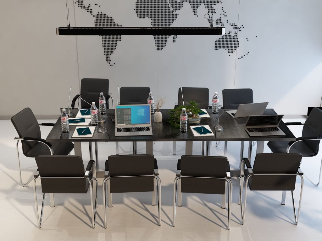 Stół loftowy do konferencji Swing 8 260x80cm na 8 osoby