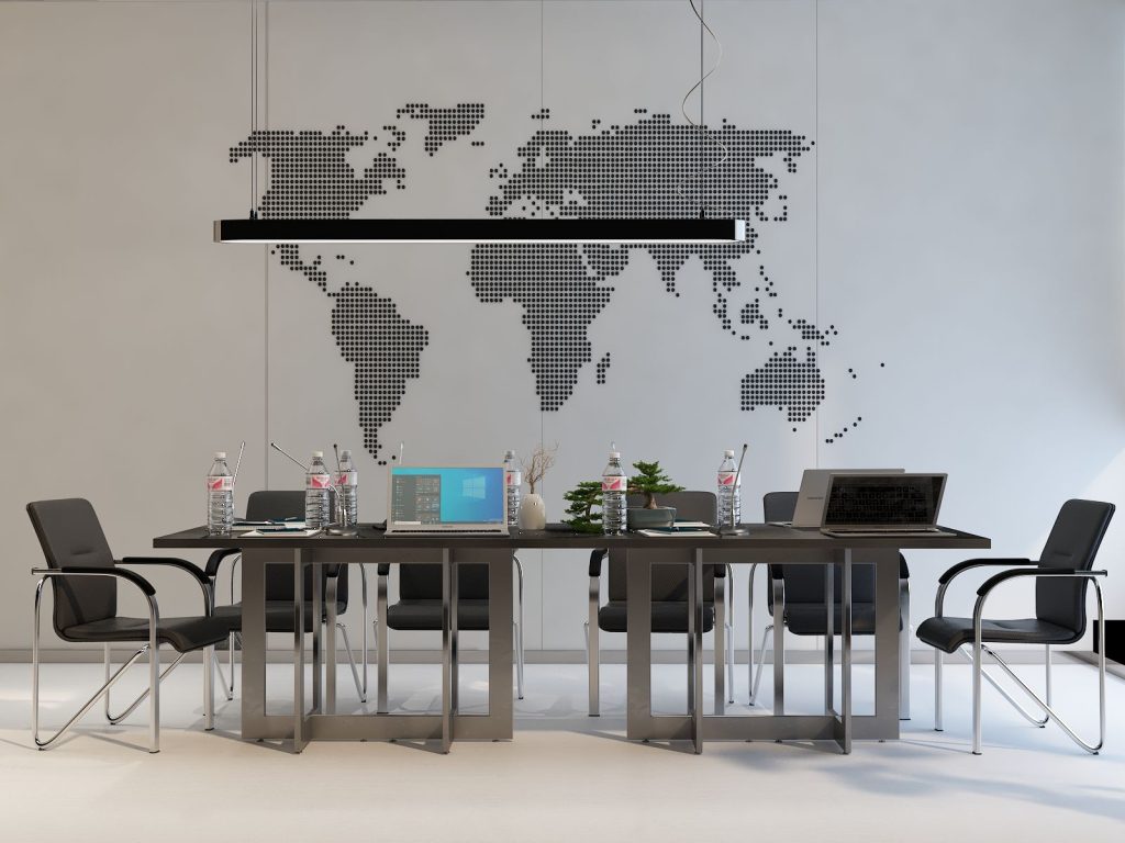 Stół loftowy Swing 8 260x80cm na 8 osób w kolorze szarym