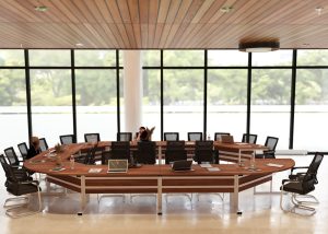 Stół konferencyjny zaokrąglony