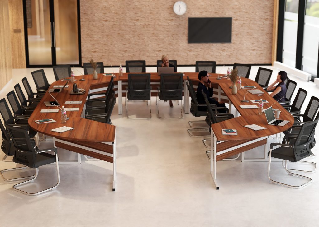 Stół konferencyjny zaokrąglony