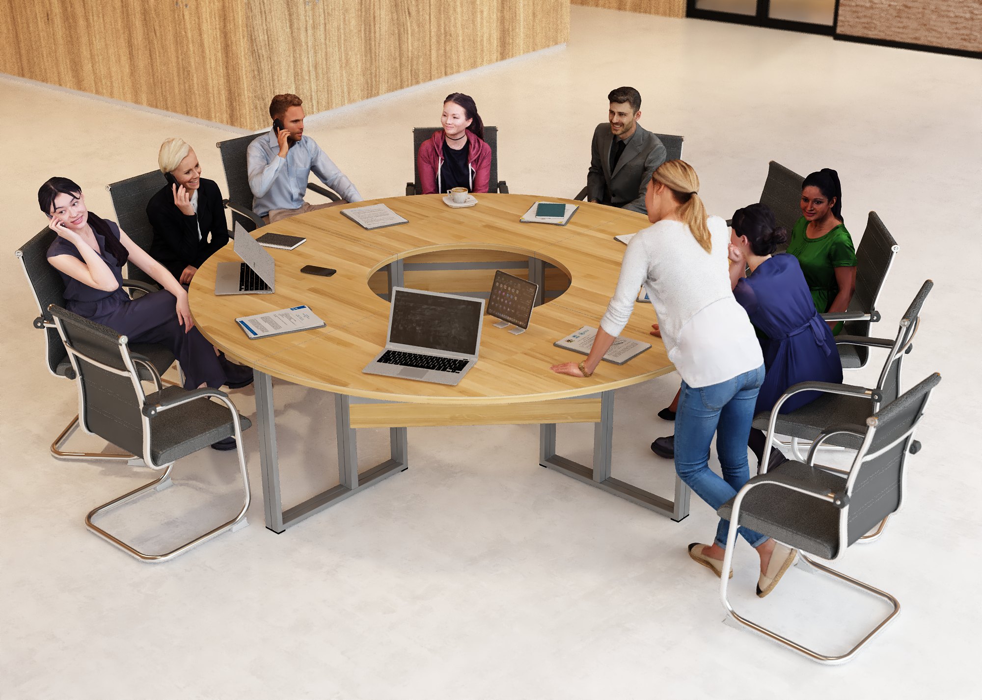 Stół konferencyjny okrągły