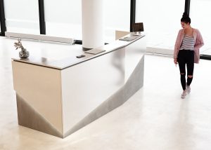 Lada recepcyjna na wymiar