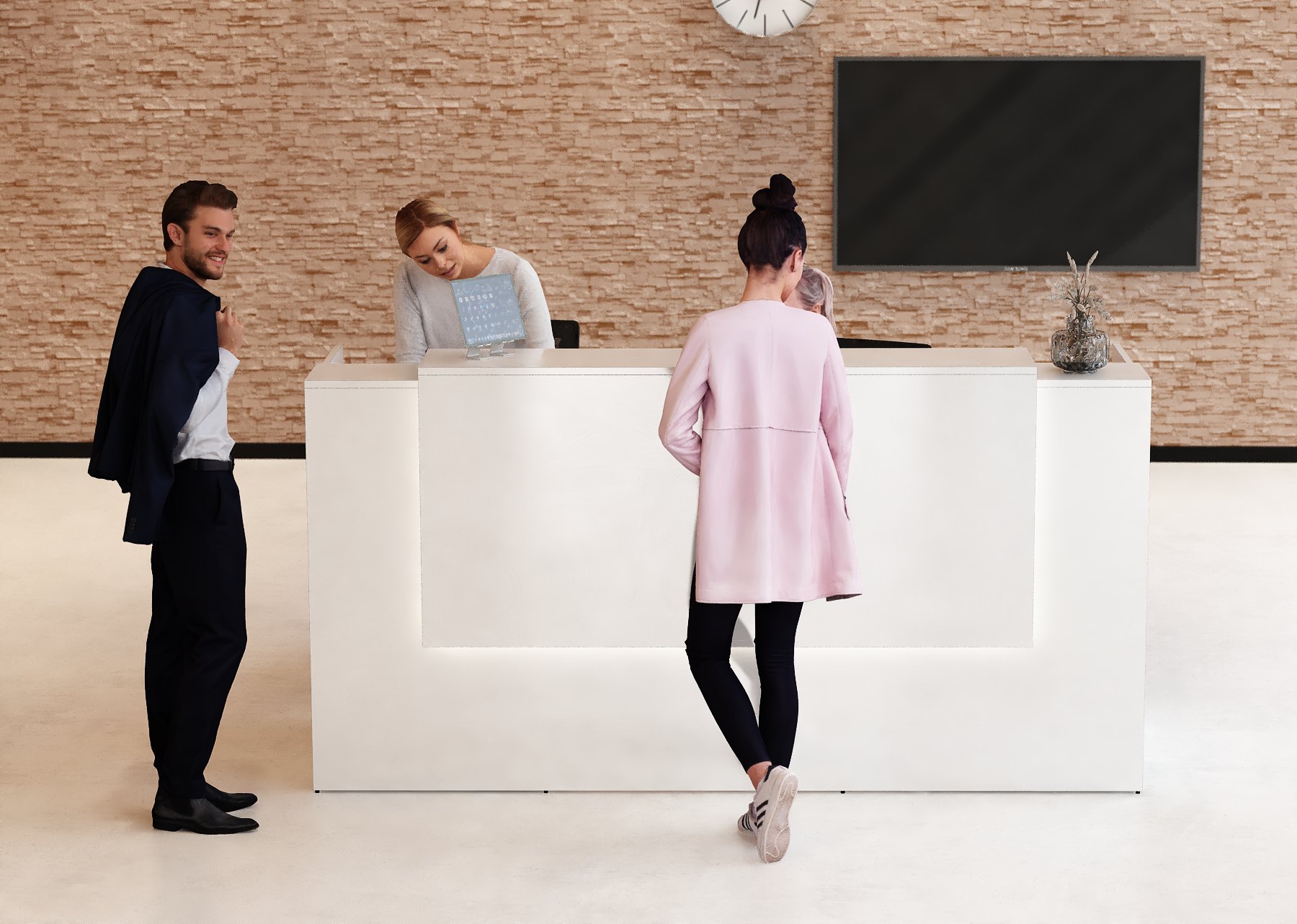 Lada recepcyjna na wymiar