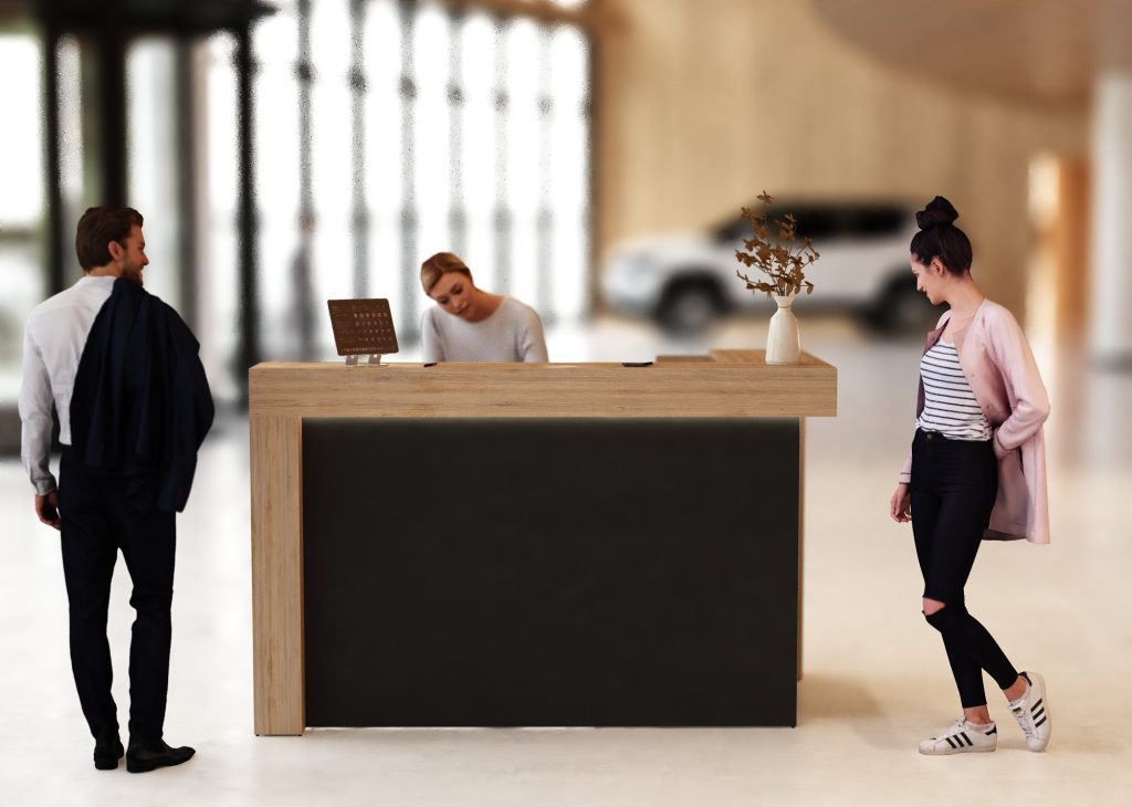 Recepcja do biura na zamówienie