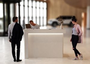 Funkcjonalna lada recepcyjna