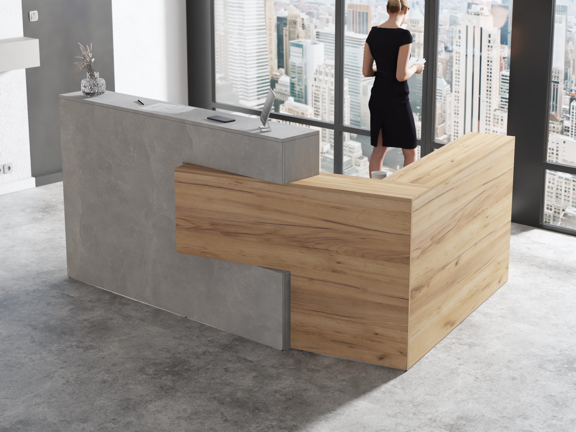 Lada recepcyjna na zamówienie