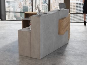 Lada Recepcyjna z lamelami