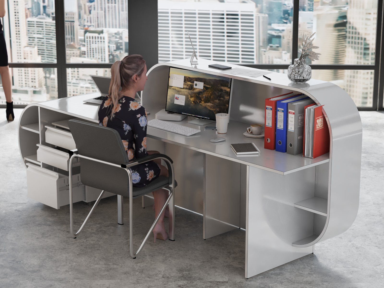 Lada recepcyjna na wymiar