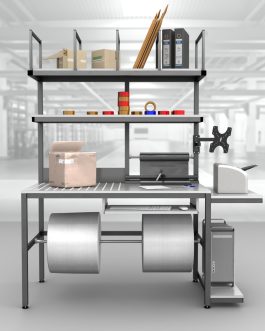 Stół warsztatowy do pakowania 160x80x215cm Art.ROL1