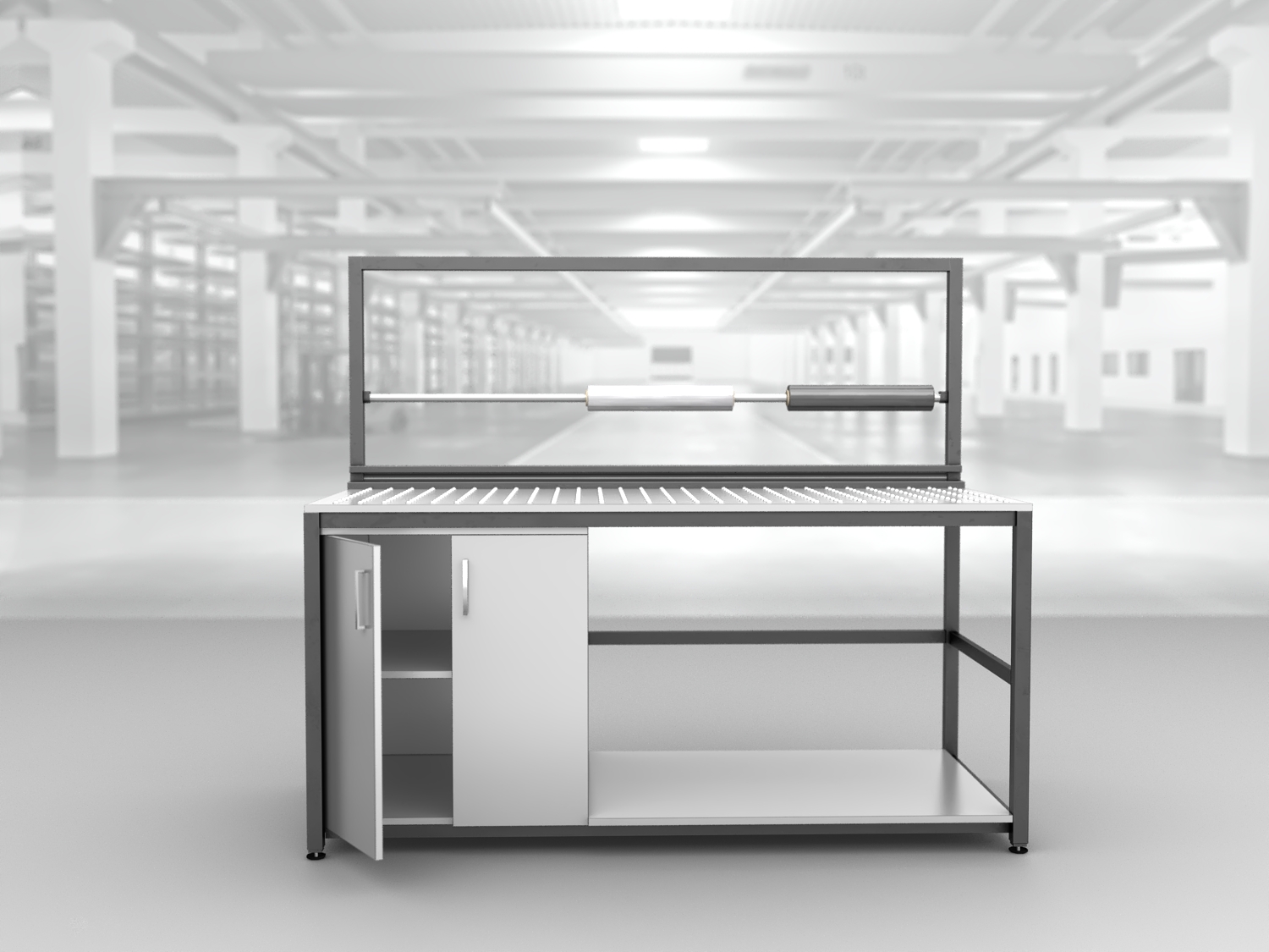 stół do pakowania paczek