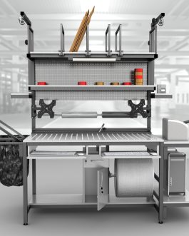 Stół warsztatowy do pakowania 180x80x215cm Art.ROL5