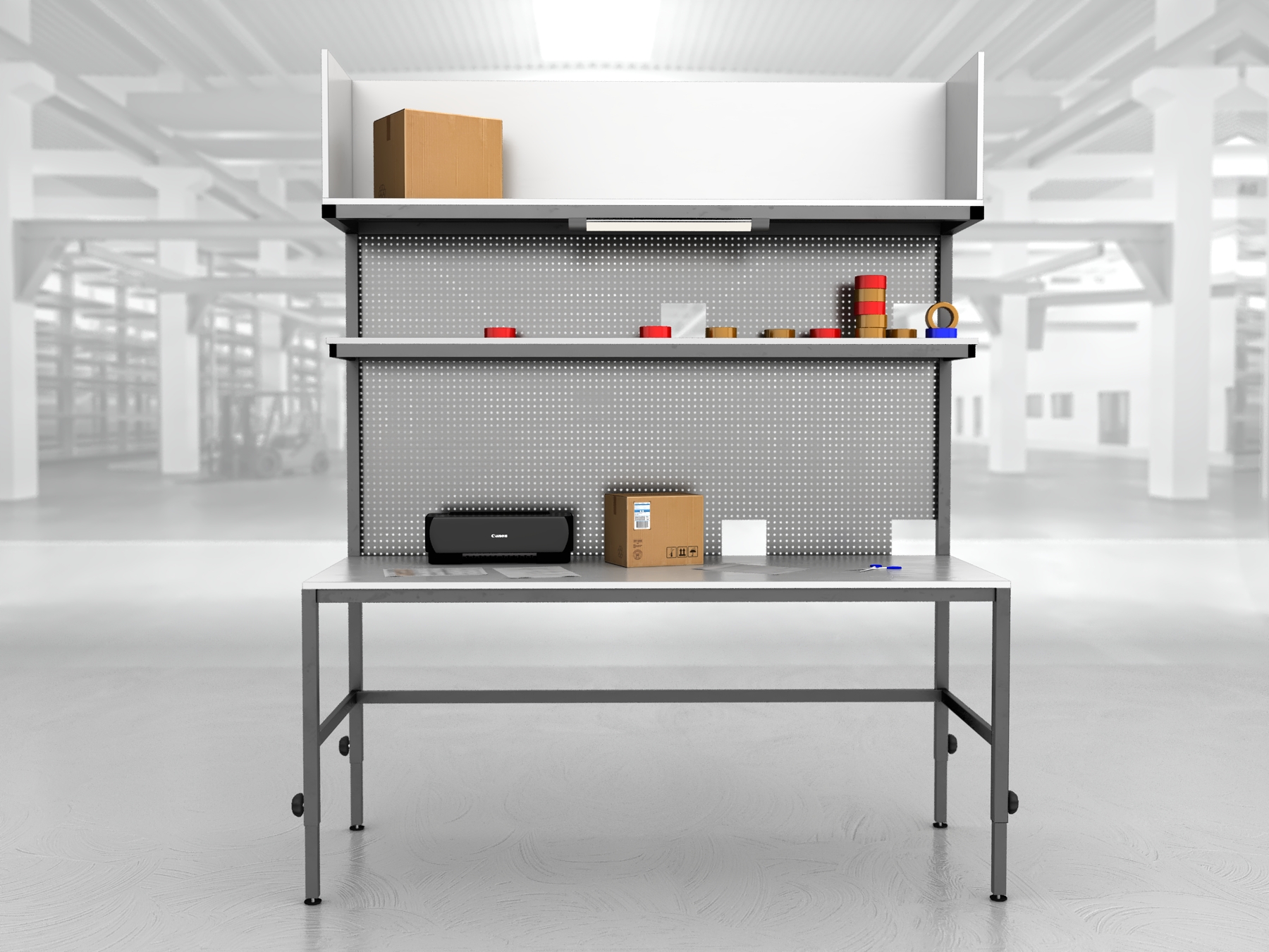 stół do pakowania paczek