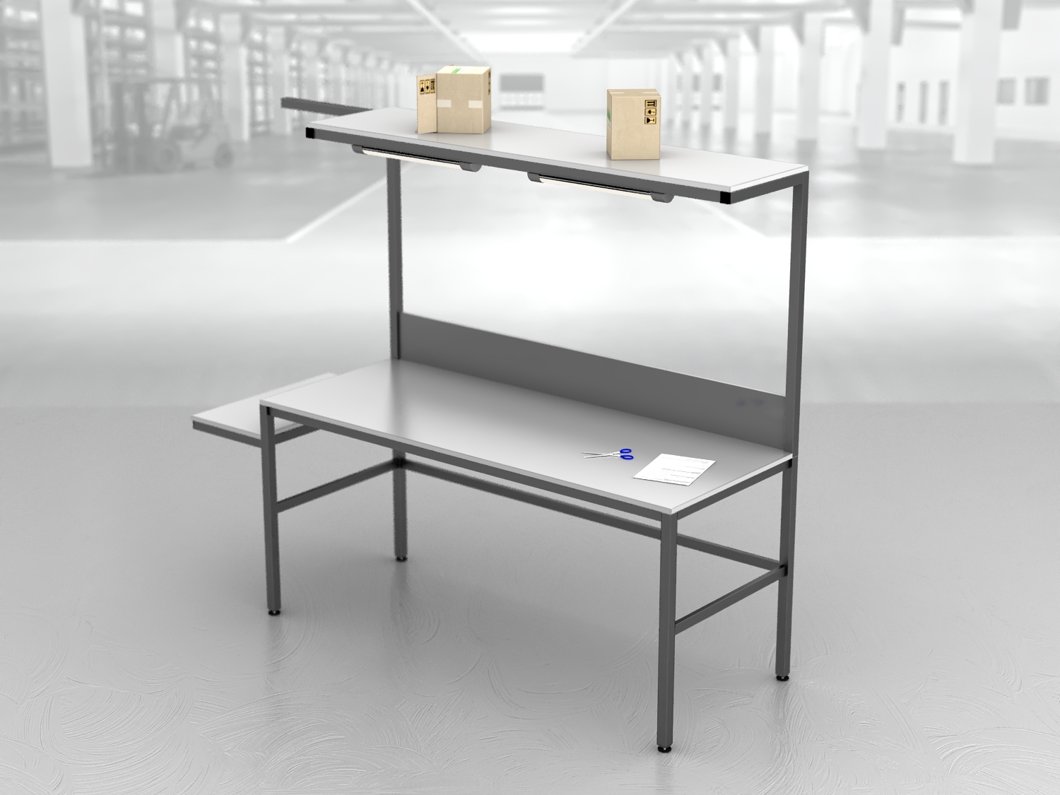 stół do pakowania paczek