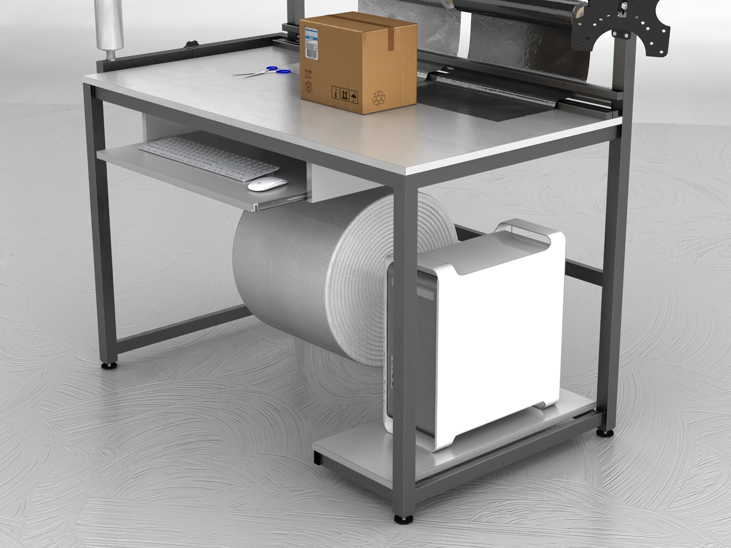 stół do pakowania paczek