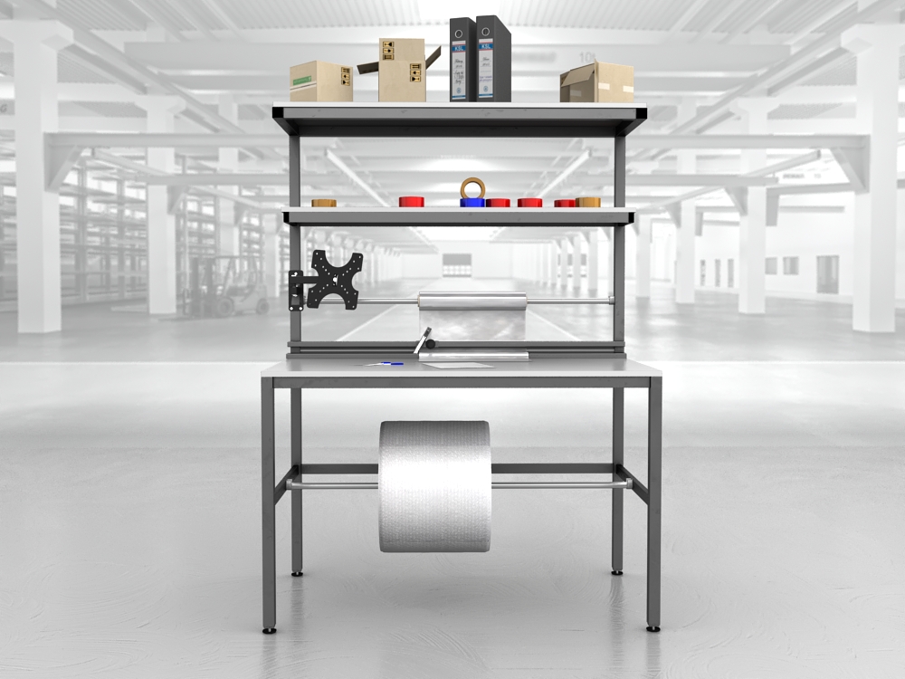 stół do pakowania paczek