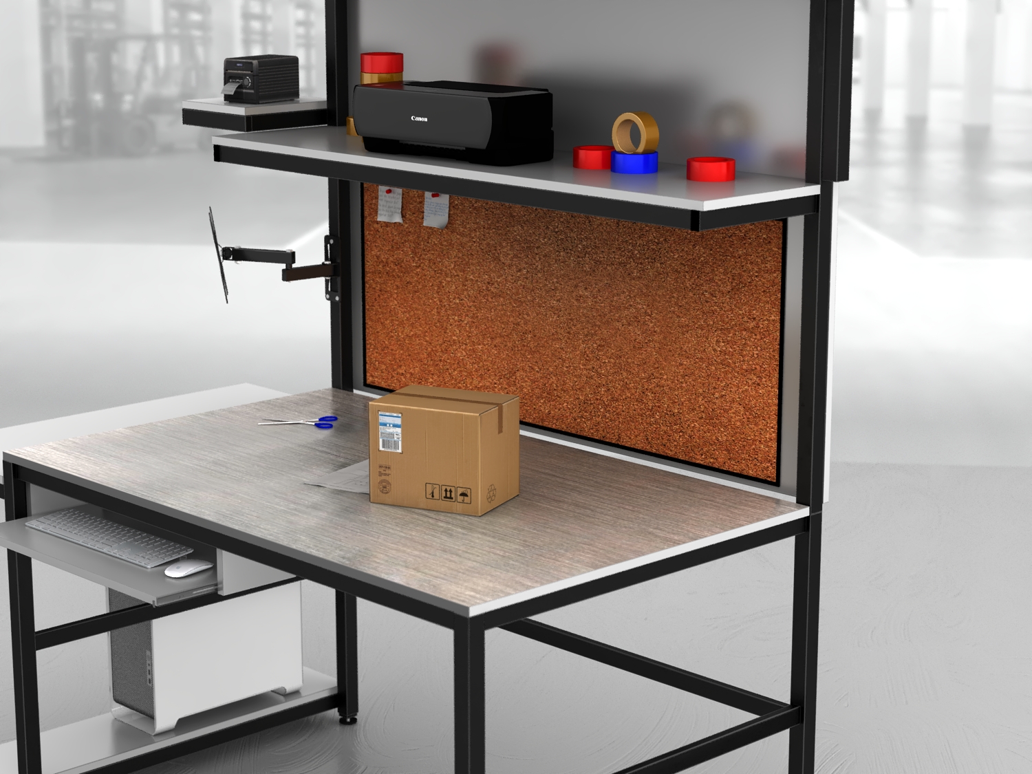 stół do pakowania paczek